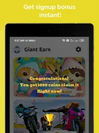 Giant Earn - Play Free Games and Earn Money Daily Screen Shot 7