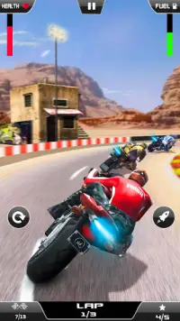 Thumb Moto Race 3D Screen Shot 1