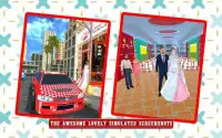 Luxury Wedding Car Driving - Nupcial Limo Sim 2017 Screen Shot 4
