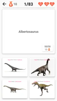 Dinozaury - gra o dinozaurach z Parku Jurajskiego! Screen Shot 4
