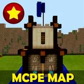 The Enemy’s Flag Clash. PvP Map for MCPE