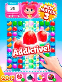 Big Sweet Bomb - Candy match 3 game Screen Shot 9