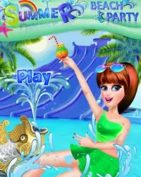 Fashion High School Summer - Beach  Party Screen Shot 0