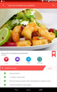 Recettes de 15 minutes Screen Shot 9