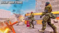Desert War Strike: 3D Gun Game Screen Shot 4