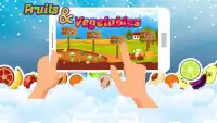 Fruit vegetables learning apps for kids fun games Screen Shot 0