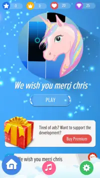 Magic Unicorn Piano tiles - Magic Tiles Hot Songs Screen Shot 0