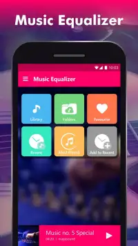 Music Equalizer - Bass Booster  & Music Player Screen Shot 0