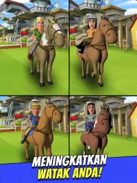 Cartoon Horse Riding Game Screen Shot 11