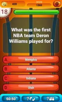 USA Basket-Ball Jeu De Quiz Screen Shot 4