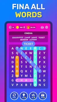 Word Search — Word Puzzle Game Screen Shot 2