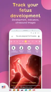 AMMA Pregnancy Tracker: Baby Due Date Calculator Screen Shot 0