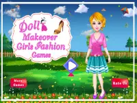 Doll Makeover: Doll Makeup & Fashion Girls Games Screen Shot 0