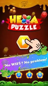 Hexa puzzle block Screen Shot 3