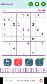 Amazing Sudoku Numbers Screen Shot 1