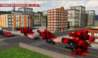 Robot Araba dönüşüm Tren taşıma Akıllı Vinç Oyun Screen Shot 4