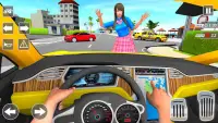 Taxi car Driving Simulator 3D Screen Shot 8