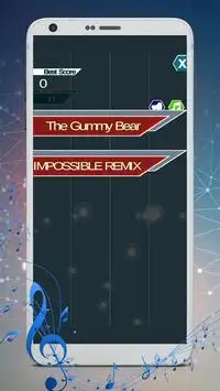 Gummy Bear Piano Tiles Game Screen Shot 0