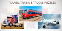 Planes, Trains and Trucks - Jigsaw Puzzles Screen Shot 3