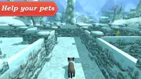 3D Pets in the maze Screen Shot 0