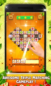 Mahjong Tile Craft Match Game Screen Shot 2