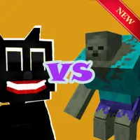 Cartoon Cat vs Zombies - Stickman Fighter Screen Shot 0