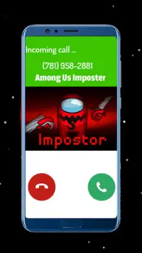 📱Call from Among Us | Imposter video call 2021 Screen Shot 1