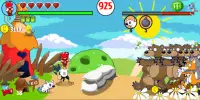 Chicken War clicker shooting game Screen Shot 1