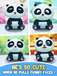 Pu - Cute giant panda bear, virtual pet care game Screen Shot 10