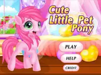 Cute My Little Pet Pony Screen Shot 0