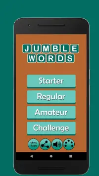 Jumble Word Game Screen Shot 0