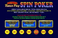 Super Times Pay Spin Poker - FREE Screen Shot 3