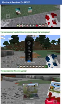 Electronic Furniture Add-on for Minecraft PE Screen Shot 0