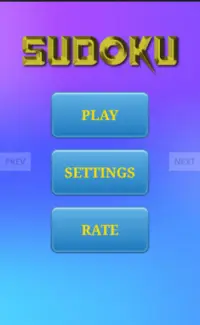 SUDOKU puzzle game with 1200 tables Screen Shot 0