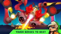 Bombastic Brothers - Top Squad.2D Action shooter. Screen Shot 1