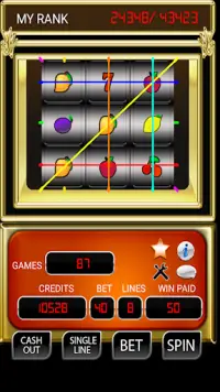 9 WHEEL SLOT MACHINE Screen Shot 3