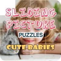 Sliding Picture Puzzles Cute Babies