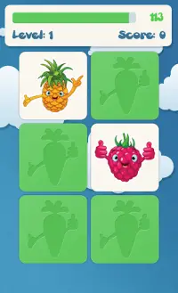 아이들을위한 과일 메모리 게임 Screen Shot 1