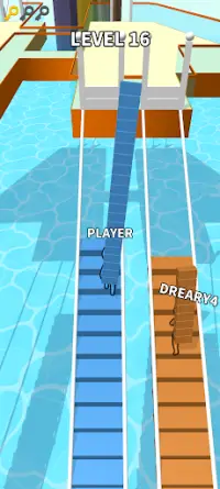 Bridge Race: Build Competition - Fun Running Games Screen Shot 1