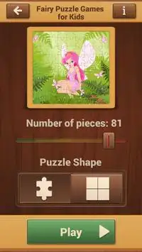 Fairy Puzzle Games for Kids Screen Shot 6