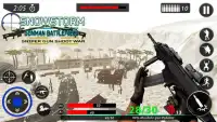 Snowstorm Gunman Battlefield: Sniper Gun Shoot War Screen Shot 0
