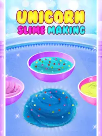 Make Rainbow Unicorn DIY Fluffy Slime Jelly Toys Screen Shot 4