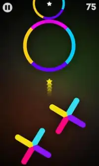 Crazy Color Switch Free Game : Color Circles Game Screen Shot 2