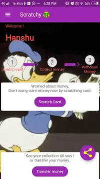 Scratch & Earn Real MONEY | Guaranteed ! Screen Shot 2