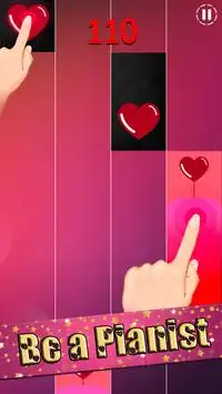 Heart Piano Tiles Pink 2 Screen Shot 2