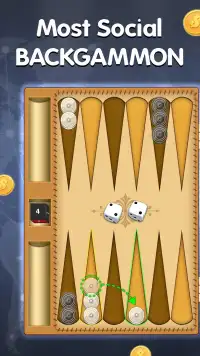 Backgammon Multiplayer Screen Shot 0