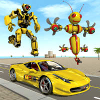 बटरफ्लाई रोबोट कार गेम: ट्रांसफॉर्मिंग रोबोट गेम्स