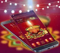 Happy Diwali Launcher Theme Screen Shot 3