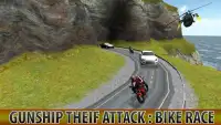 Gunship Thief Aanval:Bike Race Screen Shot 4