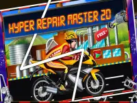 Repair Master 2D: Bike Mechanic Simulator Game Screen Shot 0